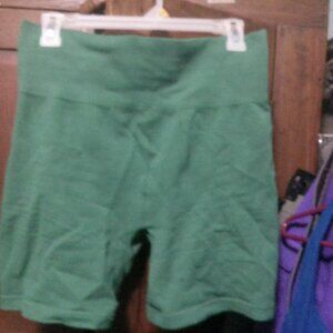 Forever 21 Green biker Shorts